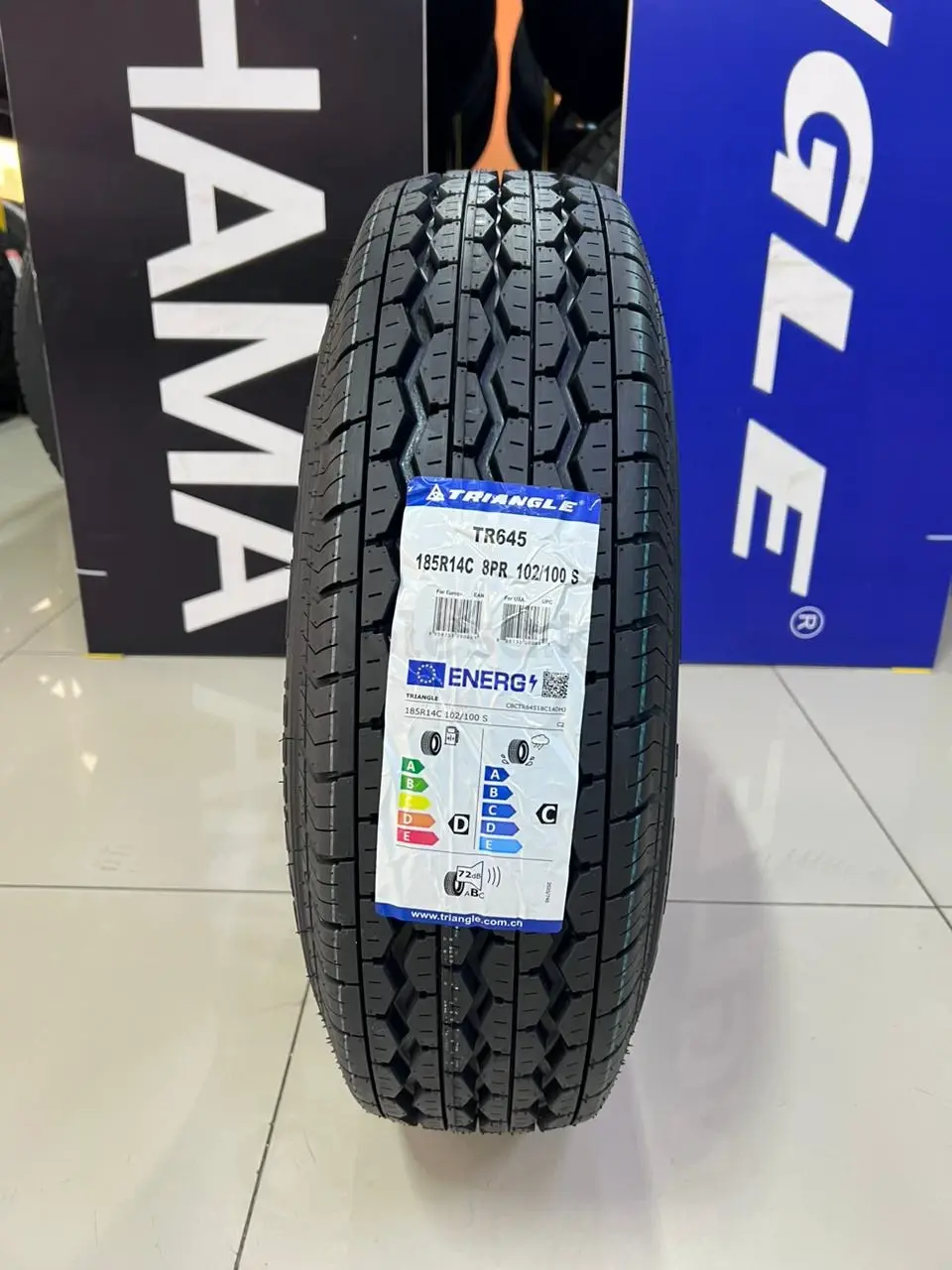 TRIANGLE TR645 185 R14C 8PR 102/100S
