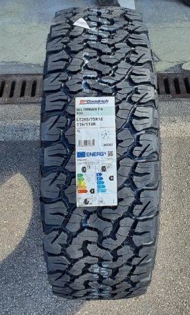 BF GOODRICH ALL-TERRAIN T/A KO2  285/75 R16 126/123R
