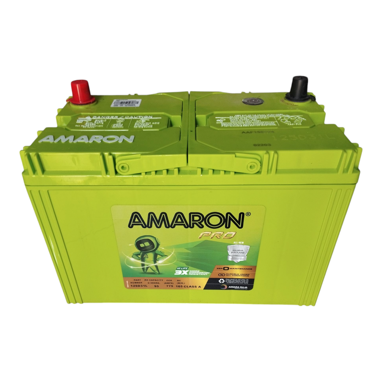AMARON N95L – PREMIUM 12V MAINTENANCE-FREE BATTERY 
