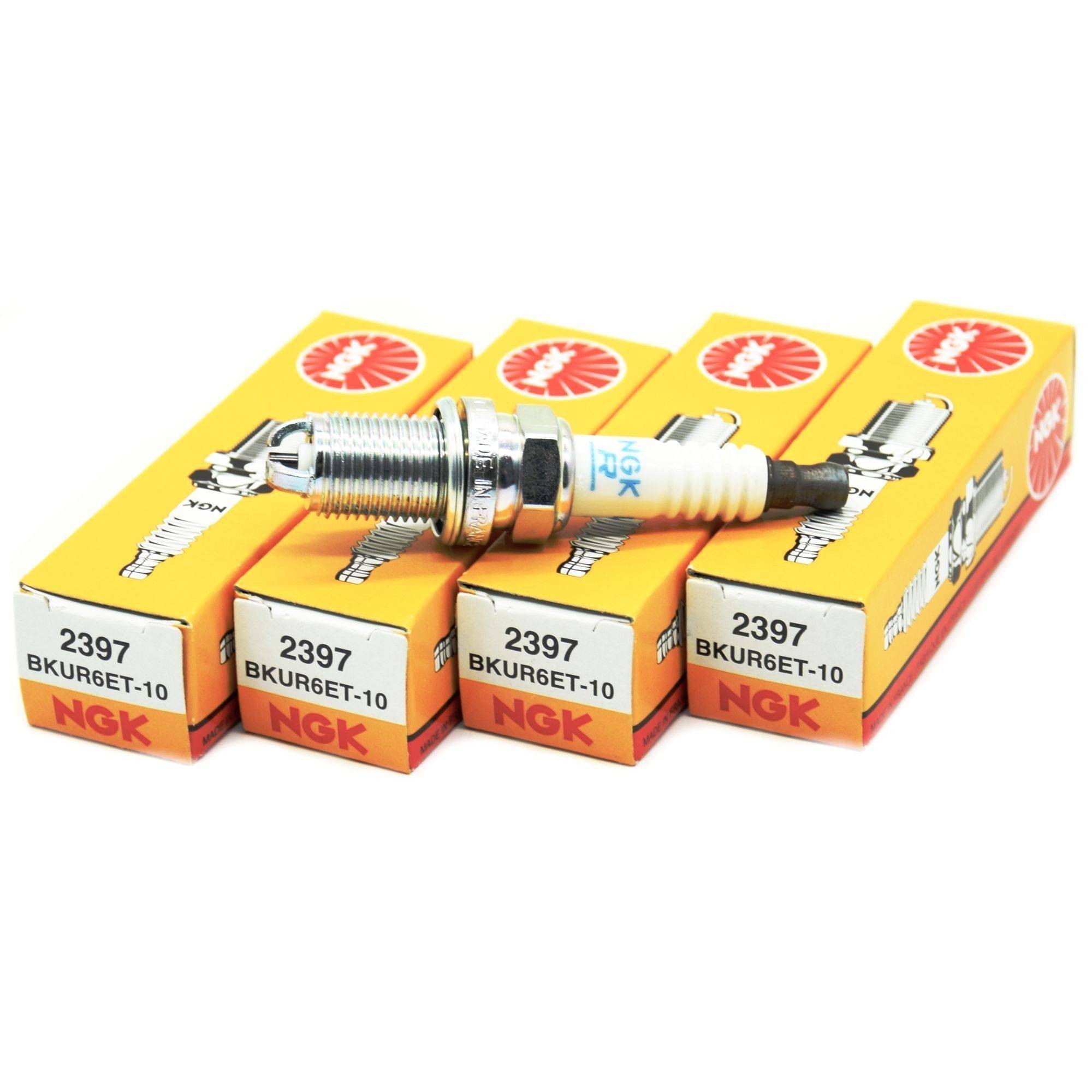 NGK SPARK PLUG FOR AUDI A4 / A6, VOLKSWAGEN PASSAT B5 - PART NO BKUR6ET-10