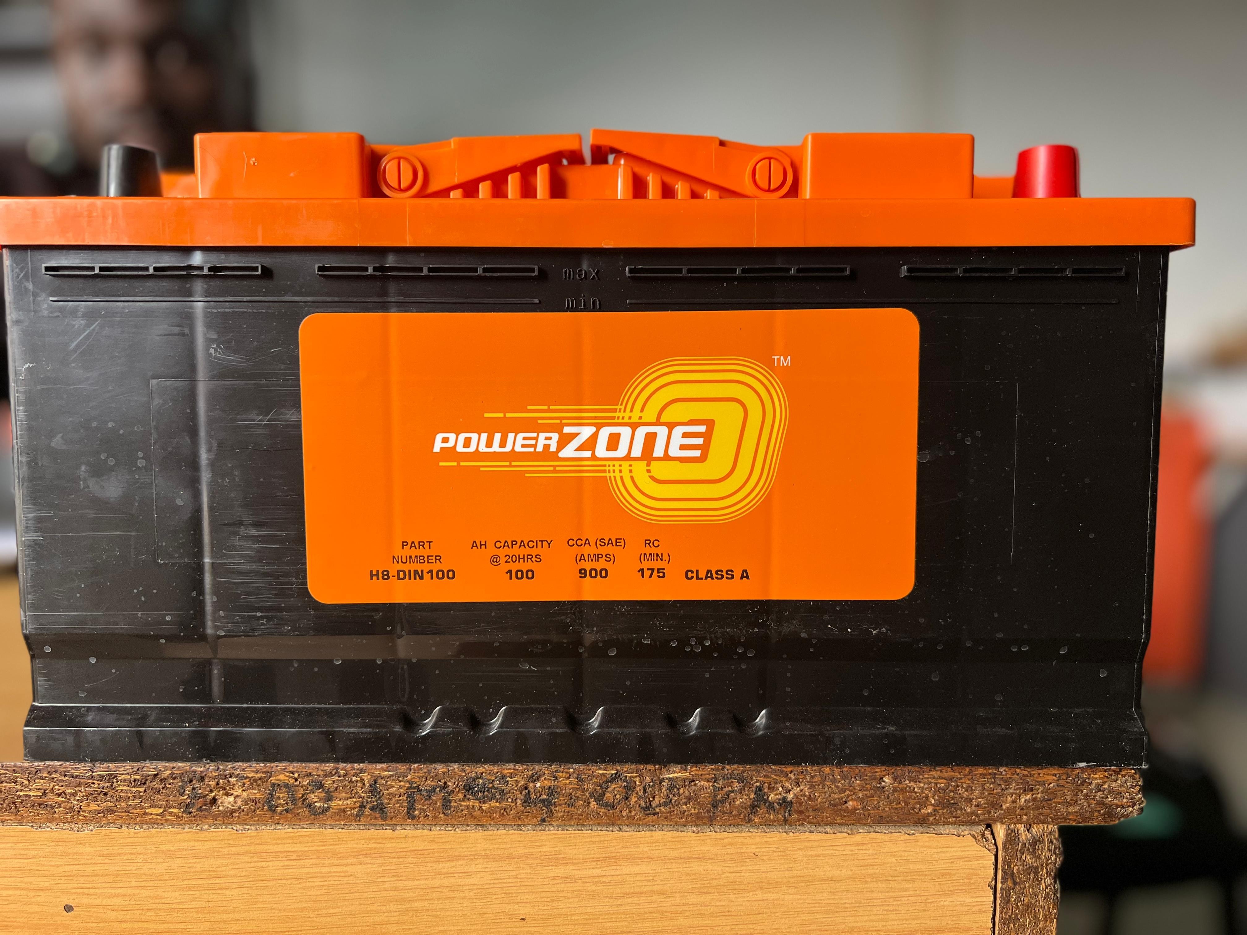 POWERZONE DIN100 MAINTENANCE FREE